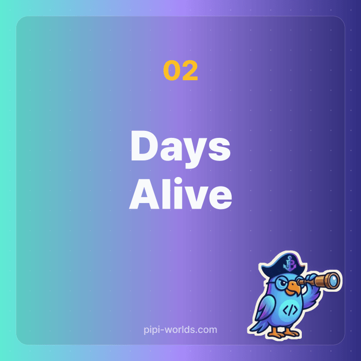 Days alive milestone thumbnail covering 1k, 10k, and 30k checkpoints